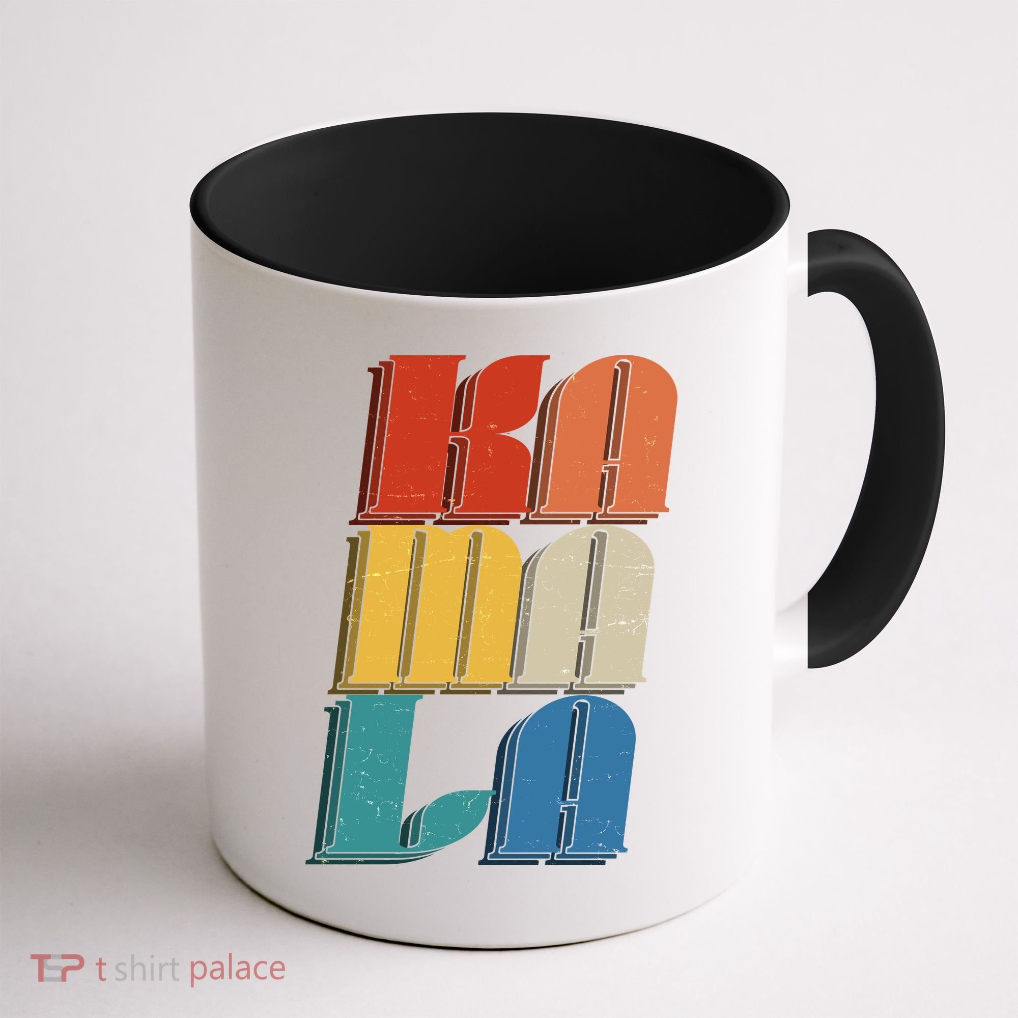 Retro Styled Text Kamala Harris Coffee Mug