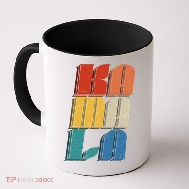 Retro Styled Text Kamala Harris Coffee Mug