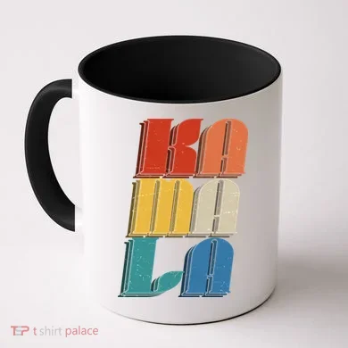 Retro Styled Text Kamala Harris Coffee Mug
