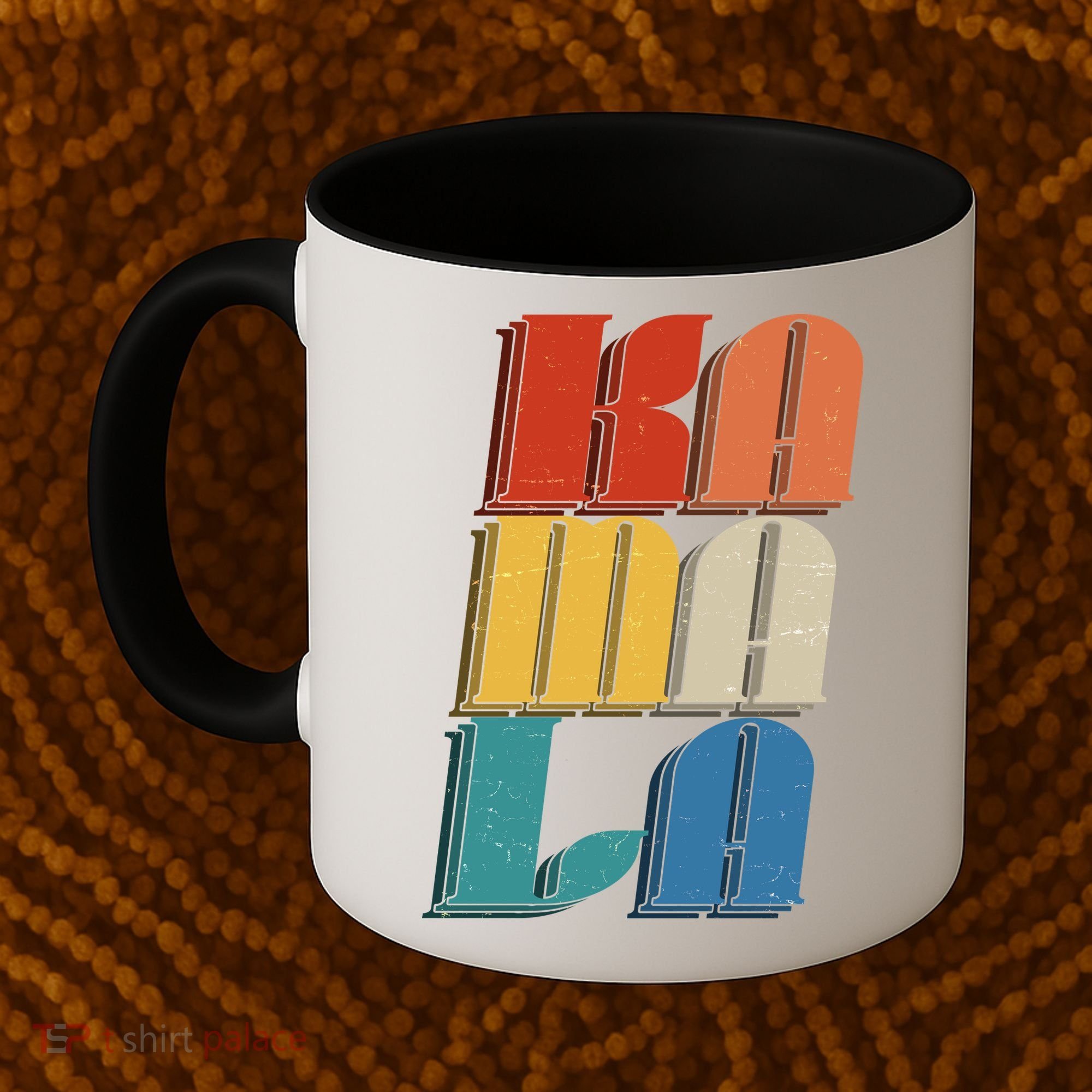 Retro Styled Text Kamala Harris Coffee Mug