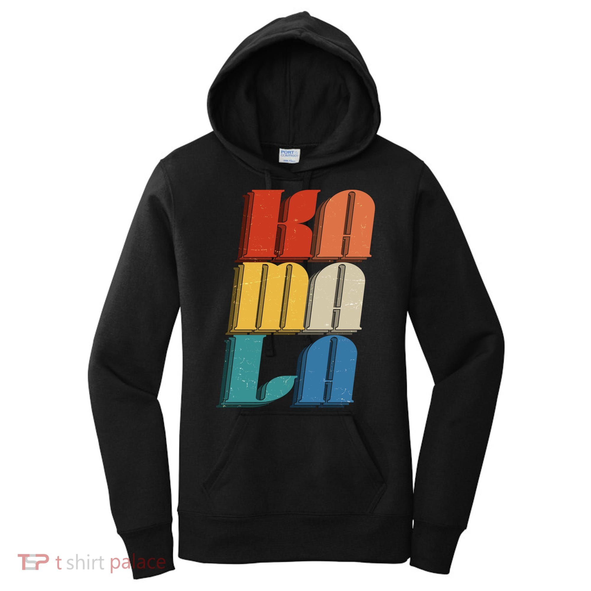 Retro Styled Text Kamala Harris Women's Hoodie