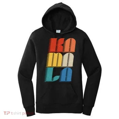 Retro Styled Text Kamala Harris Women's Hoodie