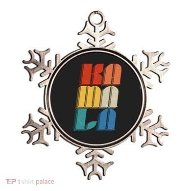 Retro Styled Text Kamala Harris Ornament