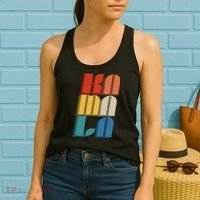 Retro Styled Text Kamala Harris Women's Tank Top thumb 2