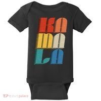 Retro Styled Text Kamala Harris Baby Bodysuit thumb 0