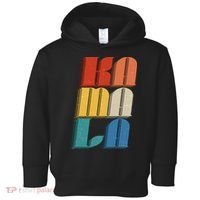 Retro Styled Text Kamala Harris Toddler Hoodie thumb 0
