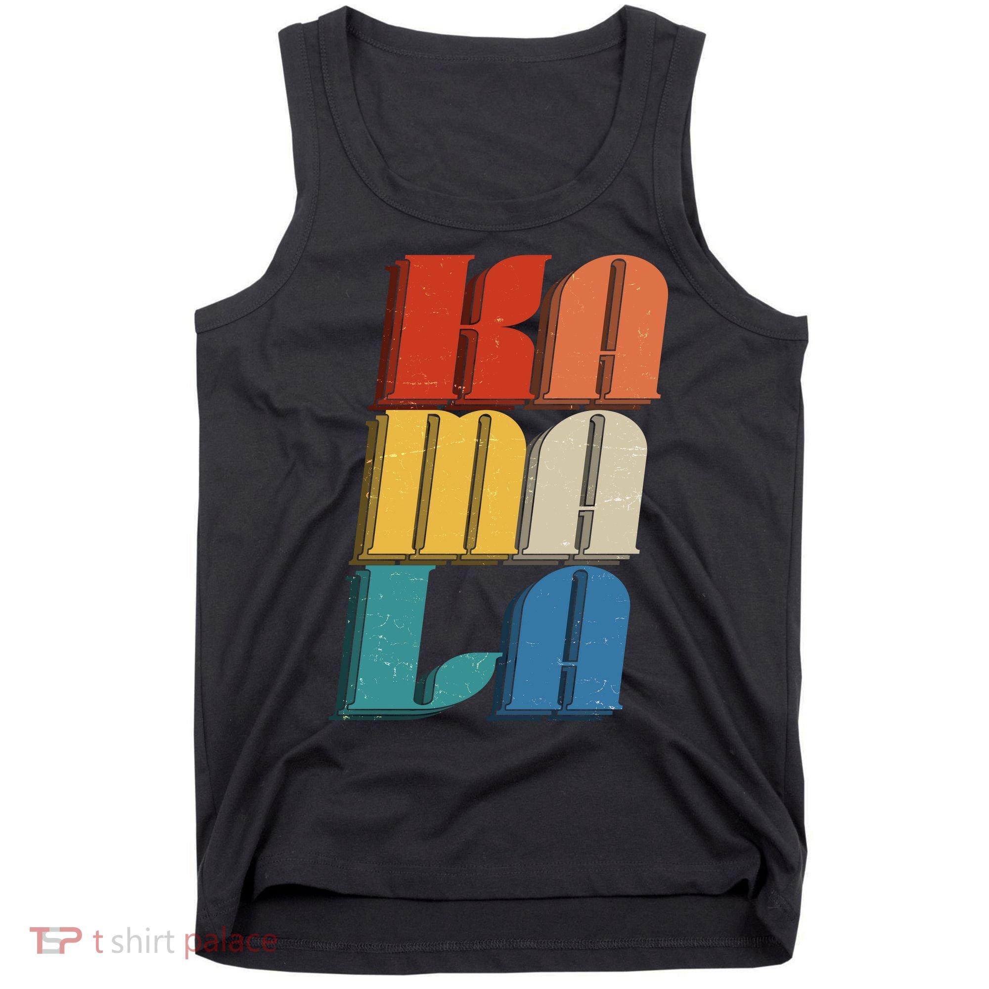 Retro Styled Text Kamala Harris Tank Top