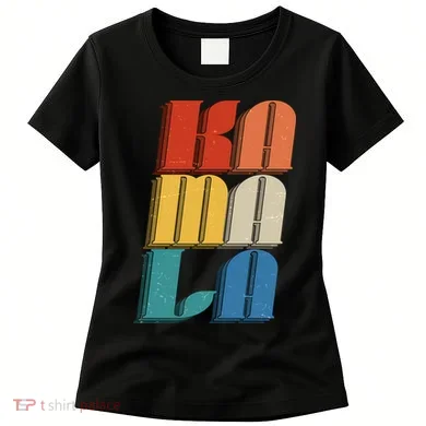 Retro Styled Text Kamala Harris Women's T-Shirt