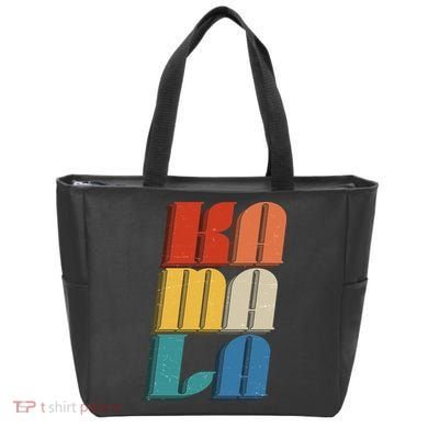 Retro Styled Text Kamala Harris Tote Bag