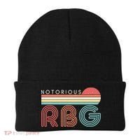 Retro Sun Notorious RBG Ruth Bader Ginsburg Tribute Beanie thumb 0