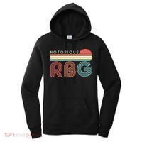 Retro Sun Notorious RBG Ruth Bader Ginsburg Tribute Women's Hoodie thumb 0
