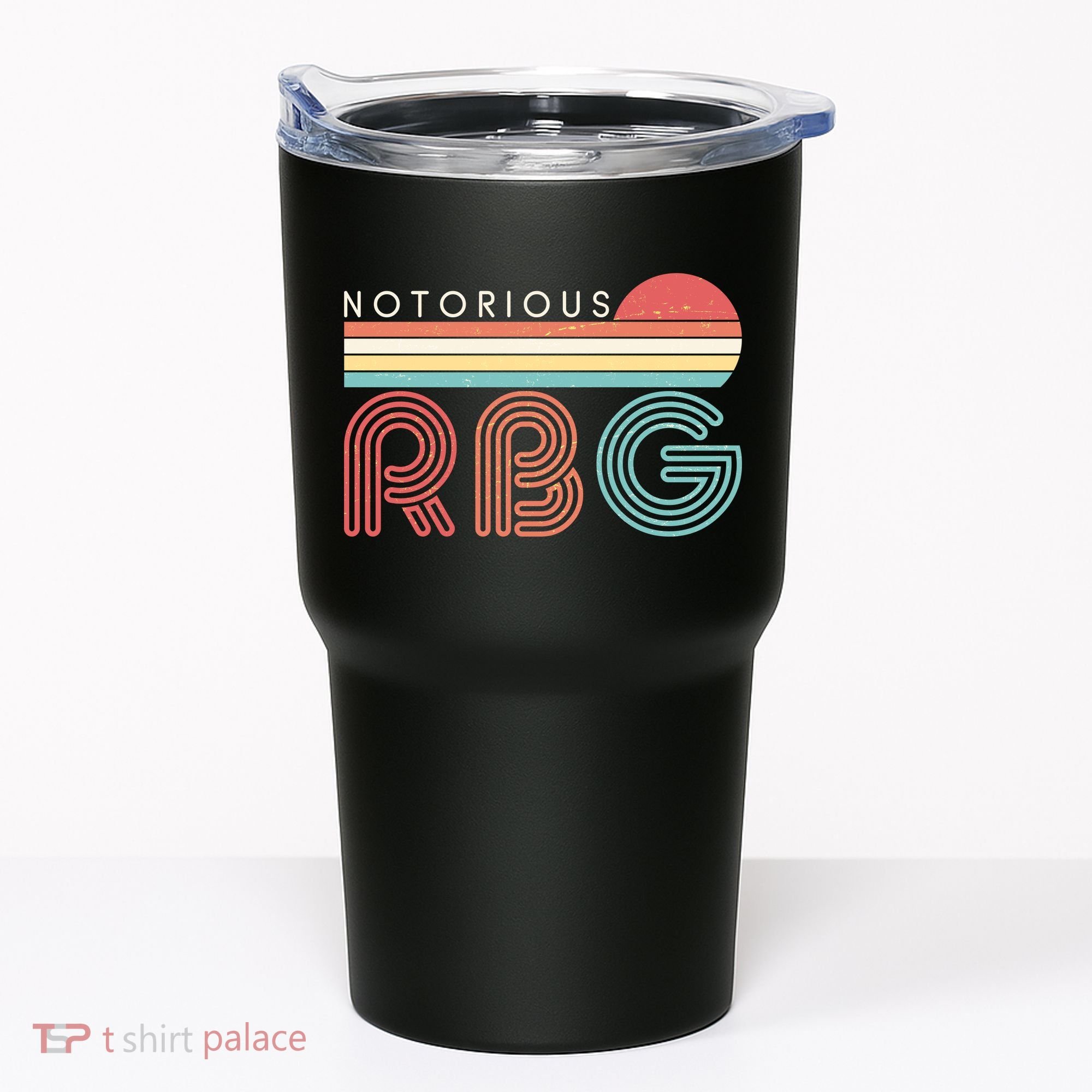Retro Sun Notorious RBG Ruth Bader Ginsburg Tribute Tumbler