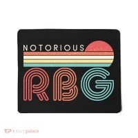 Retro Sun Notorious RBG Ruth Bader Ginsburg Tribute Mousepad thumb 0