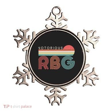 Retro Sun Notorious RBG Ruth Bader Ginsburg Tribute Ornament