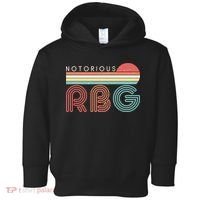 Retro Sun Notorious RBG Ruth Bader Ginsburg Tribute Toddler Hoodie thumb 0