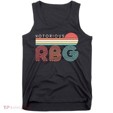 Retro Sun Notorious RBG Ruth Bader Ginsburg Tribute Tank Top