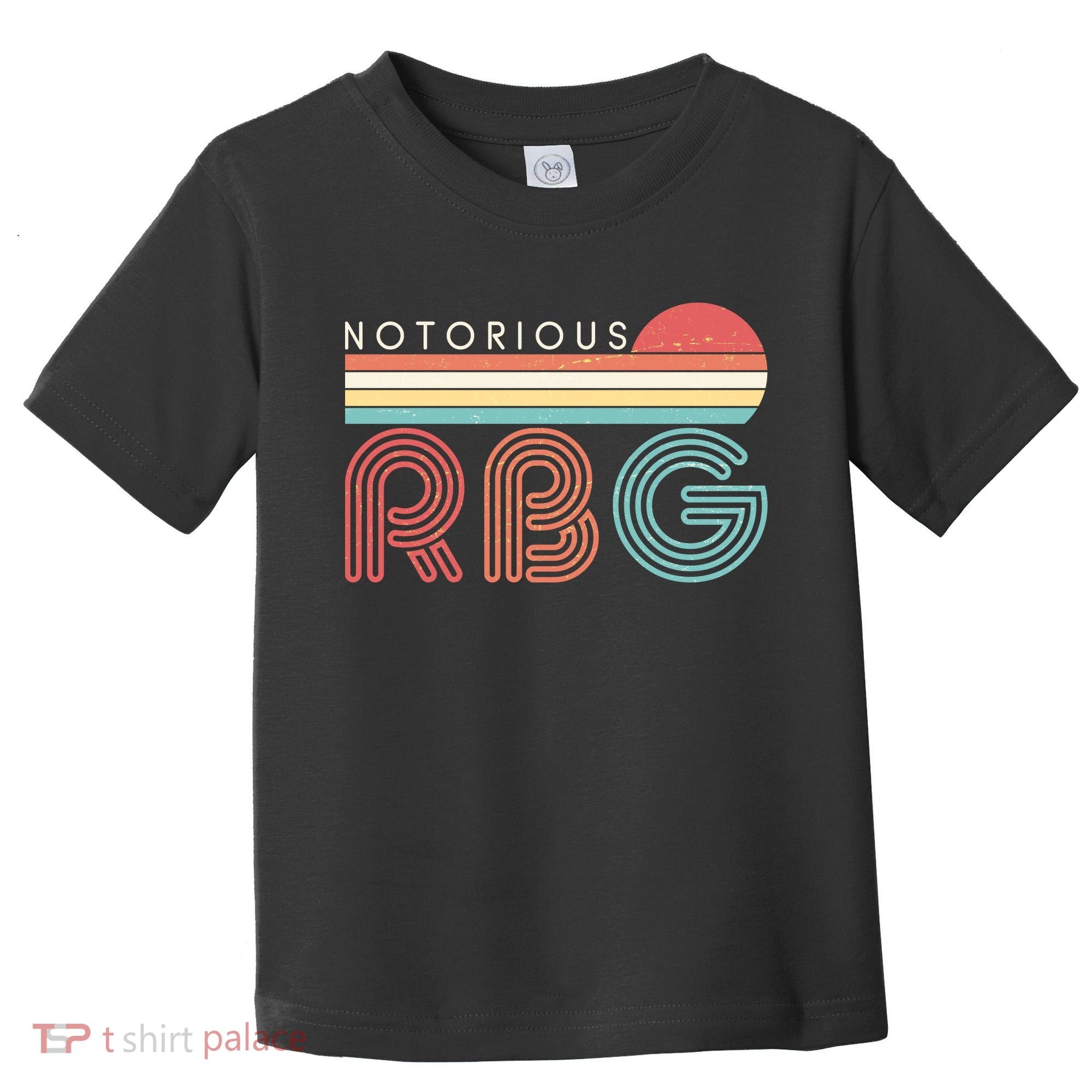 Retro Sun Notorious RBG Ruth Bader Ginsburg Tribute Toddler T-Shirt