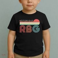 Retro Sun Notorious RBG Ruth Bader Ginsburg Tribute Toddler T-Shirt thumb 2