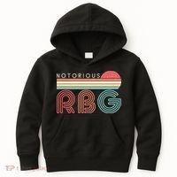 Retro Sun Notorious RBG Ruth Bader Ginsburg Tribute Kids Hoodie thumb 0