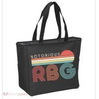 Retro Sun Notorious RBG Ruth Bader Ginsburg Tribute Tote Bag thumb 2