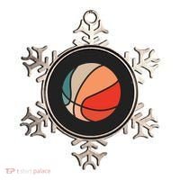 Retro Sunset Basketball Ornament thumb 0