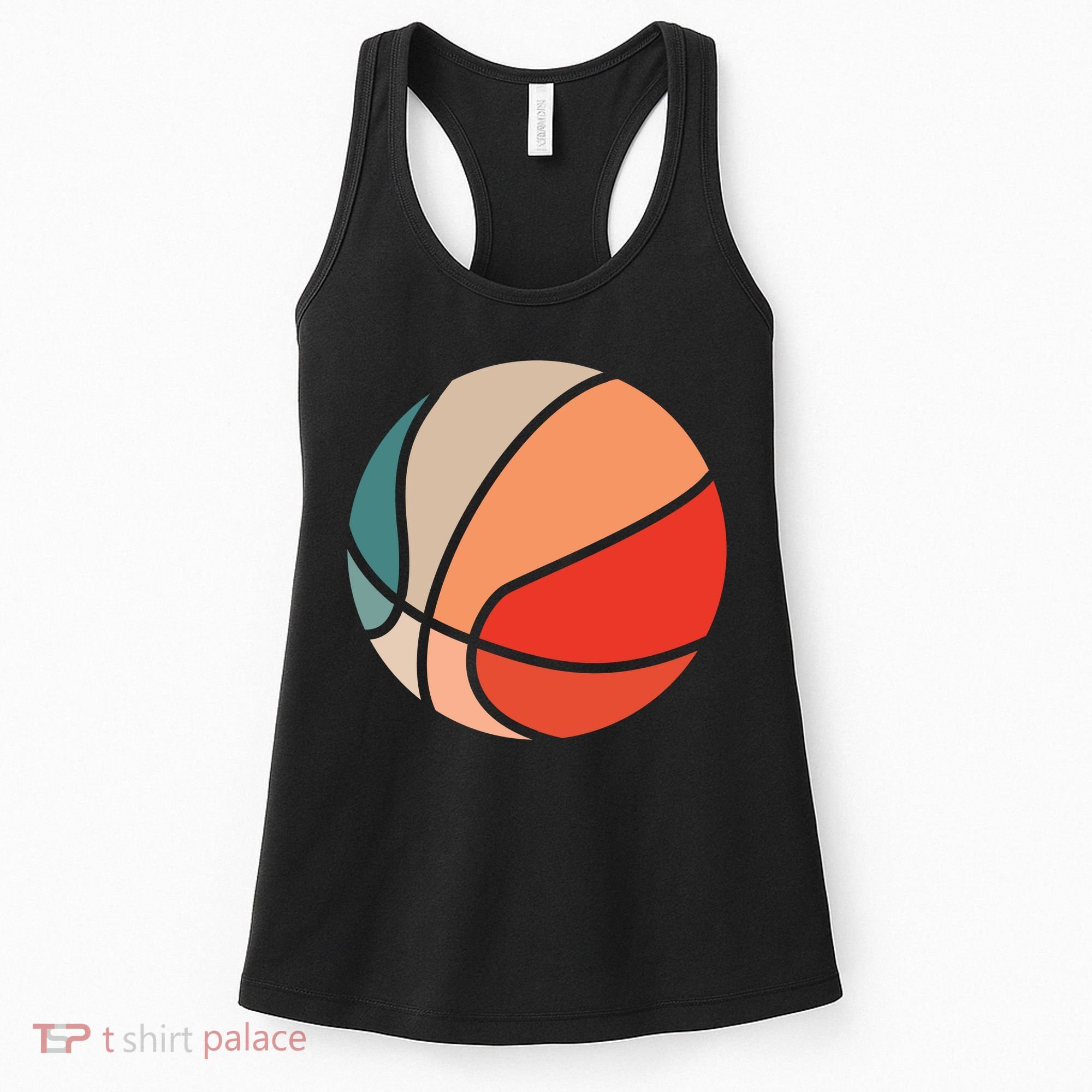 Retro Sunset Basketball Women's Tank Top