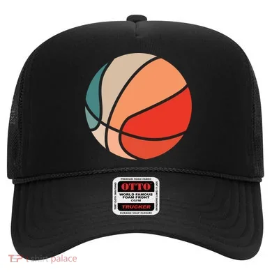 Retro Sunset Basketball Hat