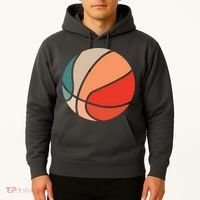 Retro Sunset Basketball Hoodie thumb 2