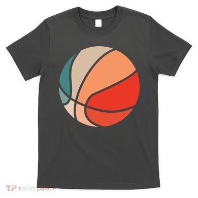 Retro Sunset Basketball T-Shirt