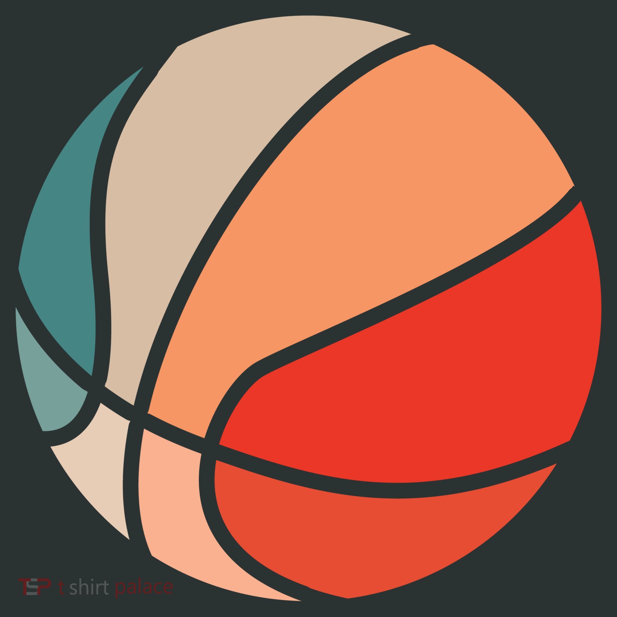 Retro Sunset Basketball Women's T-Shirt
