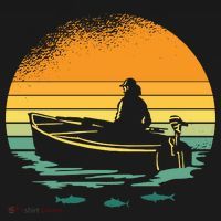 Retro Sunset Boat Pajama Set thumb 2
