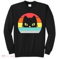 Retro Sunset Cat Sweatshirt thumb 0