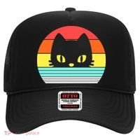 Retro Sunset Cat Hat thumb 0