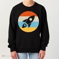 Retro Sunset Spaceship Women's Sweatshirt thumb 0