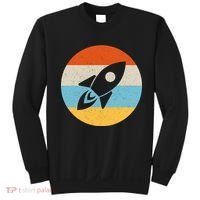 Retro Sunset Spaceship Sweatshirt thumb 0