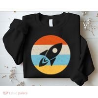 Retro Sunset Spaceship Sweatshirt thumb 2