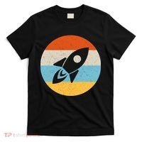 Retro Sunset Spaceship T-Shirt thumb 0