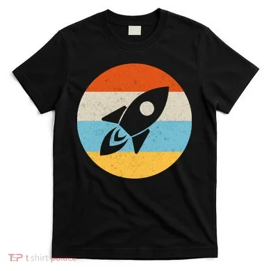 Retro Sunset Spaceship T-Shirt