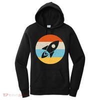 Retro Sunset Spaceship Women's Hoodie thumb 0