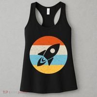 Retro Sunset Spaceship Women's Tank Top thumb 3