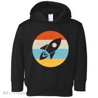 Retro Sunset Spaceship Toddler Hoodie thumb 0