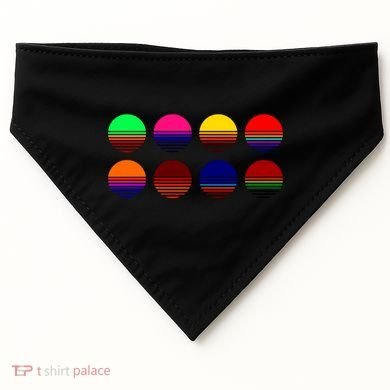 Retro Sunsets USA-Made Doggie Bandana
