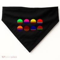 Retro Sunsets USA-Made Doggie Bandana thumb 0