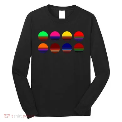 Retro Sunsets Long Sleeve Shirt