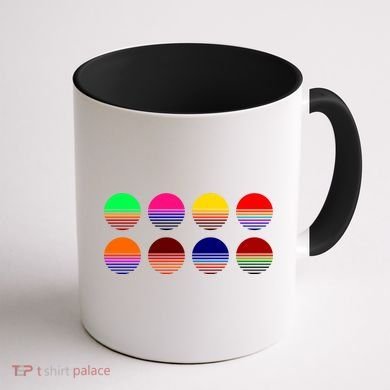 Retro Sunsets Coffee Mug back