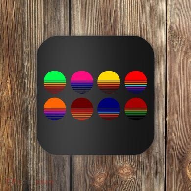 Retro Sunsets Coaster