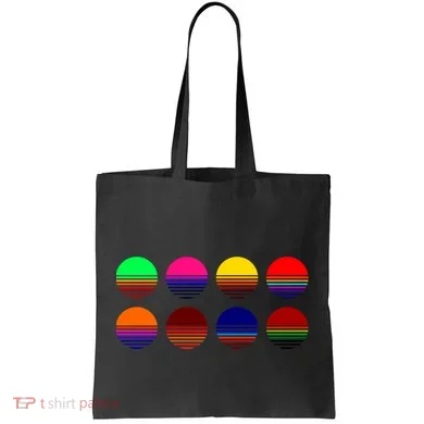 Retro Sunsets Tote Bag