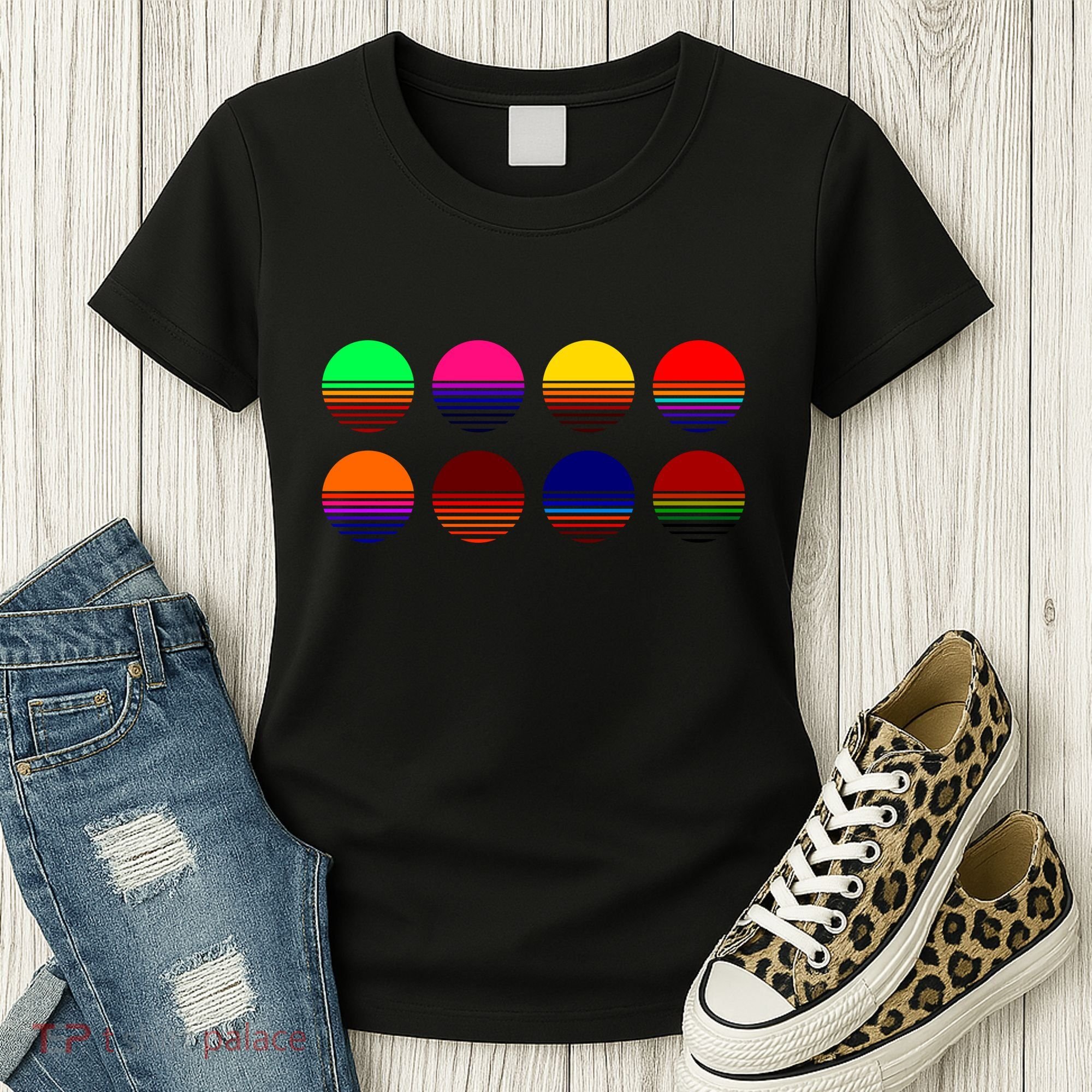 Retro Sunsets Women's T-Shirt