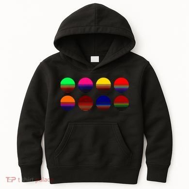 Retro Sunsets Kids Hoodie
