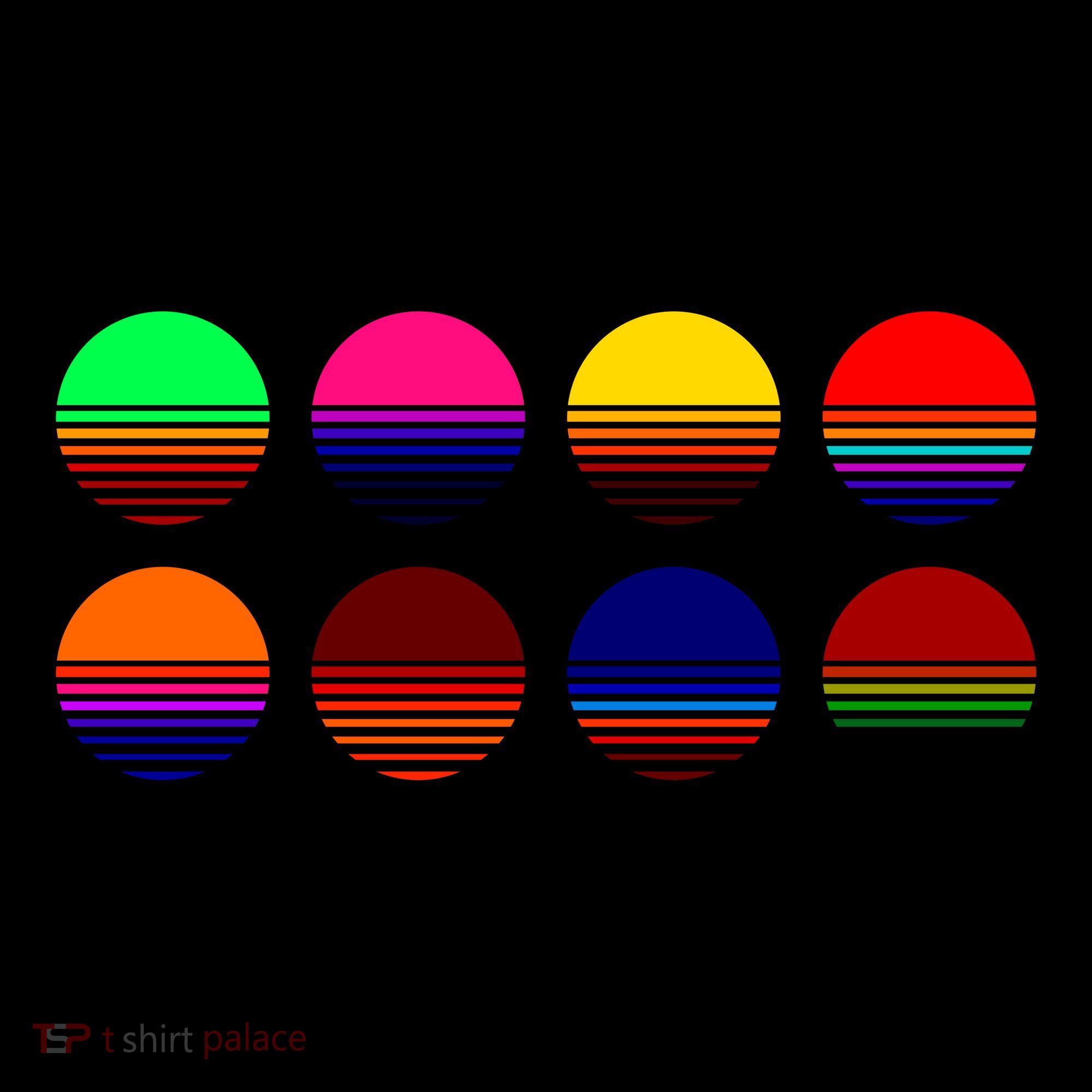 Retro Sunsets Kids Hoodie